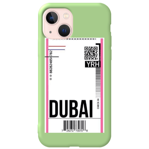 Apple iPhone 13 Dubai YRH Light Green Colored Silicone TPU Θήκη