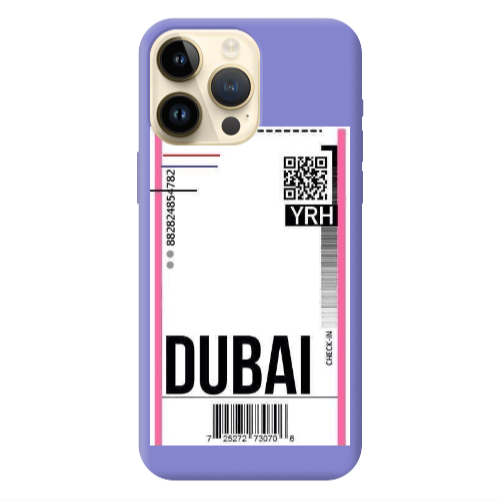 Apple iPhone 13 Pro Max Dubai YRH Purple Colored Silicone TPU Θήκη