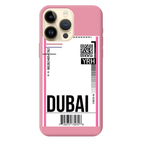 Apple iPhone 13 Pro Max Dubai YRH Pink Colored Silicone TPU Θήκη