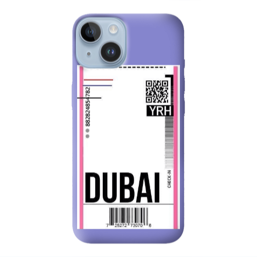 Apple iPhone 14  Dubai YRH Purple Colored Silicone TPU Θήκη