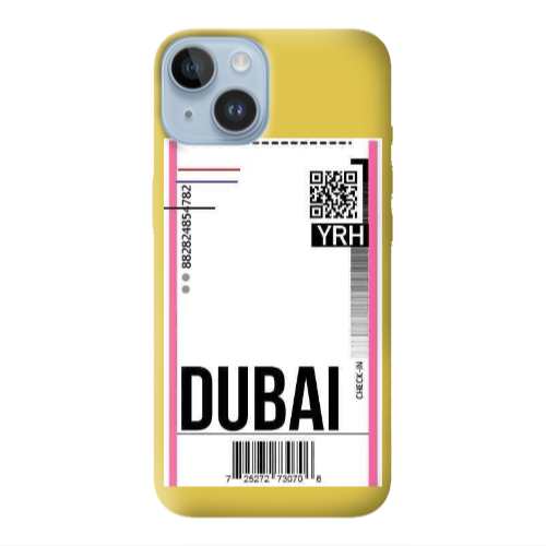 Apple iPhone 14 Plus Dubai YRH Yellow Colored Silicone TPU Θήκη