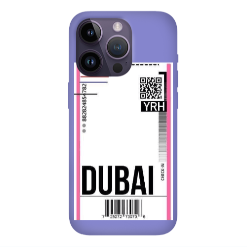 Apple iPhone 14 Pro  Dubai YRH Purple Colored Silicone TPU Θήκη