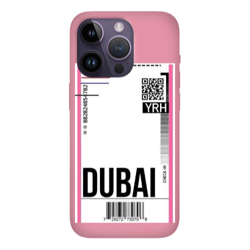 Apple iPhone 14 Pro  Dubai YRH Pink Colored Silicone TPU Θήκη