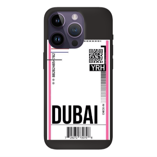 Apple iPhone 14 Pro  Dubai YRH Black Colored Silicone TPU Θήκη