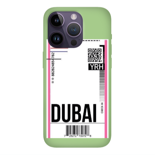 Apple iPhone 14 Pro Max Dubai YRH Light Green Colored Silicone TPU Θήκη