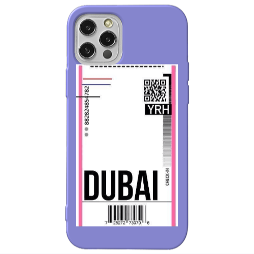 Apple iPhone 13 Pro Dubai YRH Purple Colored Silicone TPU Θήκη