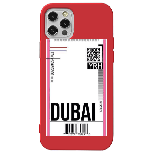 Apple iPhone 13 Pro Dubai YRH Red Colored Silicone TPU Θήκη