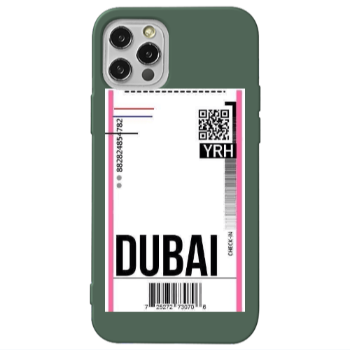 Apple iPhone 13 Pro Dubai YRH Dark Green Colored Silicone TPU Θήκη