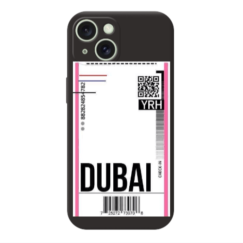 Apple iPhone 15 Dubai YRH Black Colored Silicone TPU Θήκη