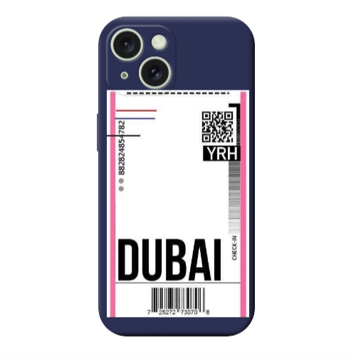 Apple iPhone 15 Plus Dubai YRH Dark blue Colored Silicone TPU Θήκη