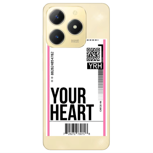 Realme C61 Your Heart YRH Transparent Silicone TPU Θήκη