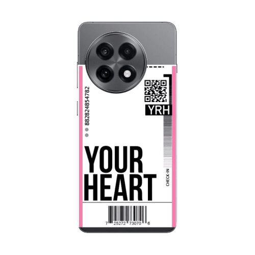 Oneplus 13 5G Your Heart YRH Transparent Silicone TPU Θήκη