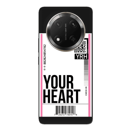 Honor Magic 7 Lite Your Heart YRH Black Colored Silicone TPU Θήκη