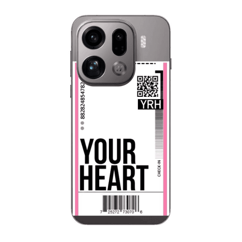 Oppo Find X9 Pro Your Heart YRH Transparent Silicone TPU Θήκη