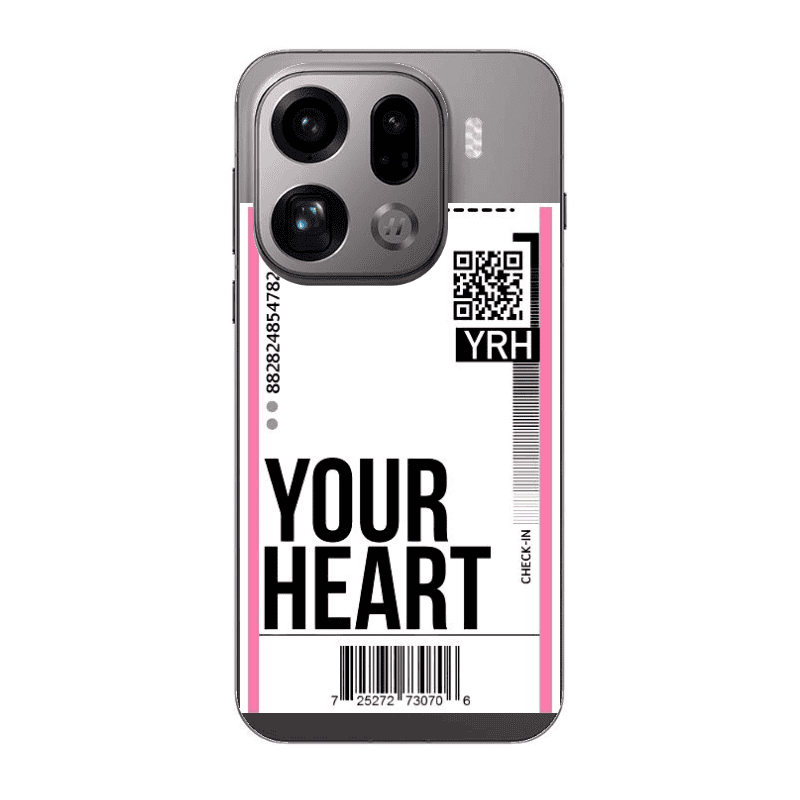 Oppo Find X9 Pro Your Heart YRH Transparent Silicone TPU Θήκη