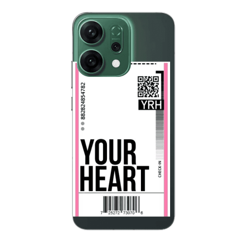 Oppo RENO 14 Your Heart YRH Transparent Silicone TPU Θήκη