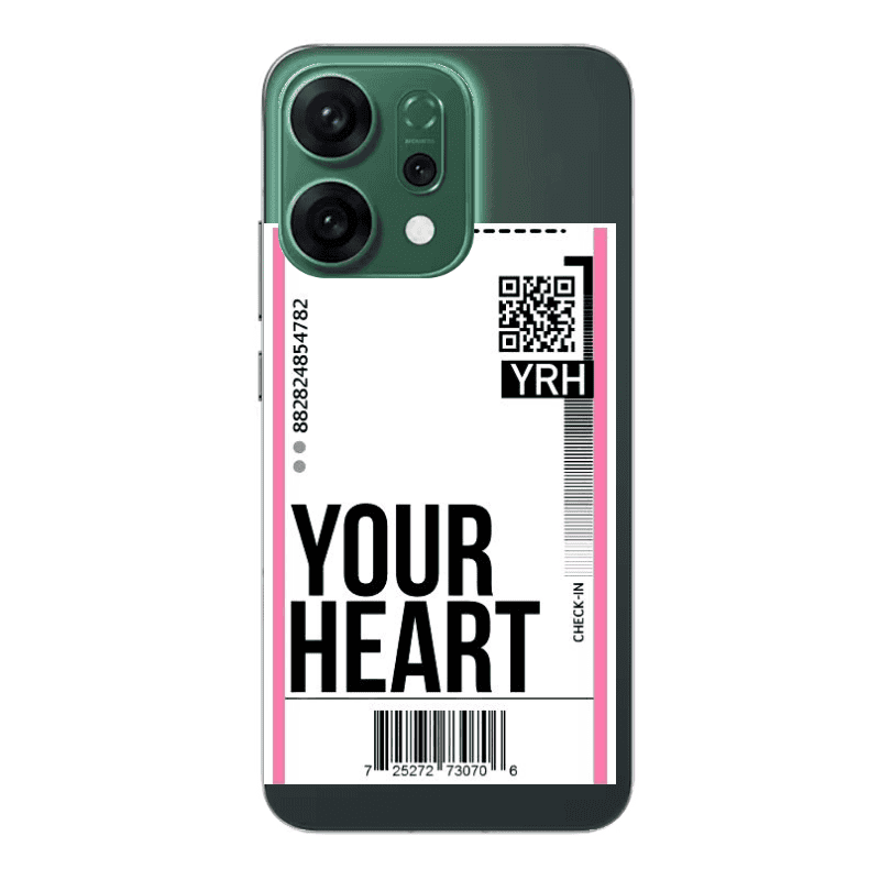 Oppo RENO 14 Your Heart YRH Transparent Silicone TPU Θήκη