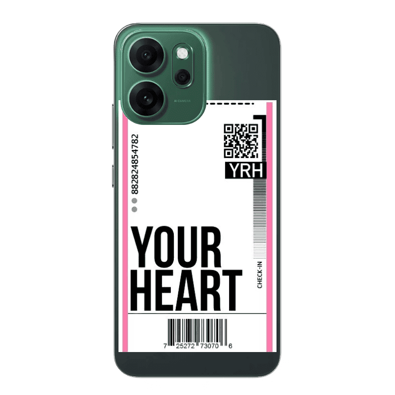Oppo 14 F Your Heart YRH Transparent Silicone TPU Θήκη