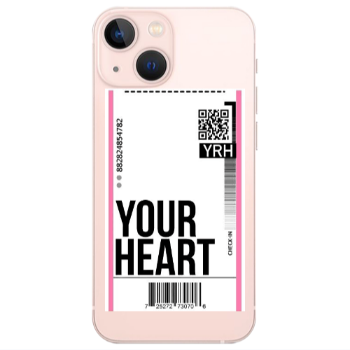 Apple iPhone 13 Your Heart YRH Transparent Silicone TPU Θήκη