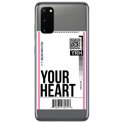 Samsung S20 Your Heart YRH Transparent Silicone TPU Θήκη