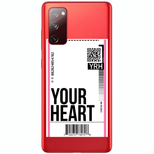 Samsung S20 FE Your Heart YRH Transparent Silicone TPU Θήκη