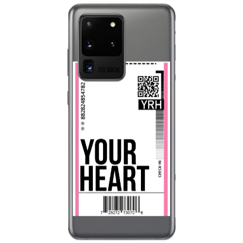 Samsung S20 Ultra Your Heart YRH Transparent Silicone TPU Θήκη