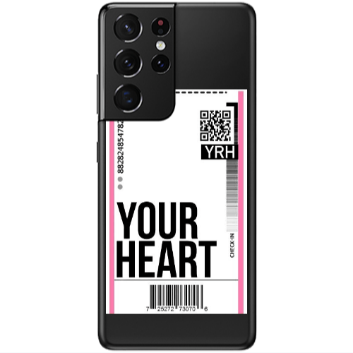 Samsung S21 Ultra Your Heart YRH Transparent Silicone TPU Θήκη
