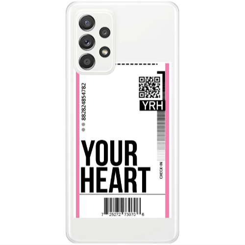 Samsung A33 Your Heart YRH Transparent Silicone TPU Θήκη