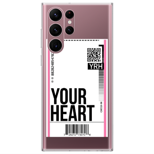 Samsung S22 Ultra Your Heart YRH Transparent Silicone TPU Θήκη