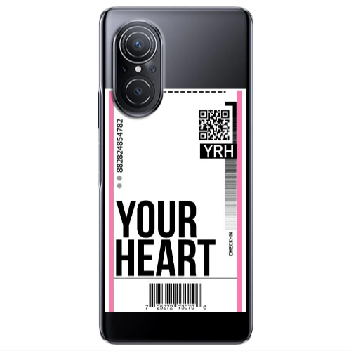 Huawei Nova 9 SE Your Heart YRH Transparent Silicone TPU Θήκη
