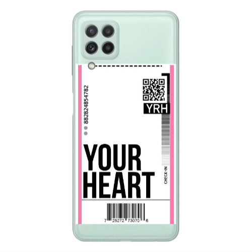 Samsung A22 4G Your Heart YRH Transparent Silicone TPU Θήκη