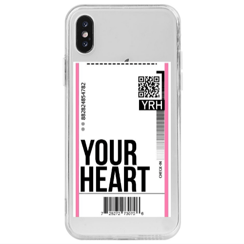 Apple iPhone Xs Your Heart YRH Transparent Silicone TPU Θήκη