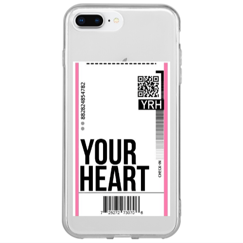 Apple iPhone 7 Plus Your Heart YRH Transparent Silicone TPU Θήκη