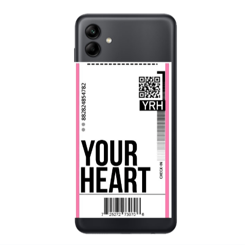 Samsung A04 Your Heart YRH Transparent Silicone TPU Θήκη