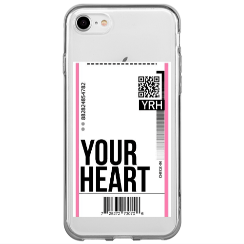 Apple iPhone SE 2020 Your Heart YRH Transparent Silicone TPU Θήκη