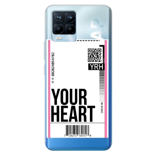 Realme 8 Pro Your Heart YRH Transparent Silicone TPU Θήκη