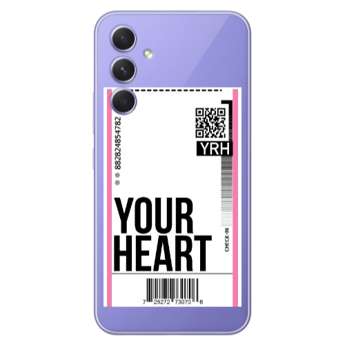 Samsung A54 Your Heart YRH Transparent Silicone TPU Θήκη