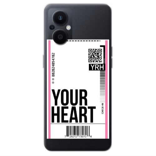 Oppo Reno 7 Lite Your Heart YRH Transparent Silicone TPU Θήκη