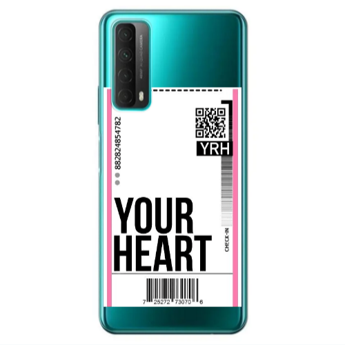 Huawei P Smart 2021 Your Heart YRH Transparent Silicone TPU Θήκη