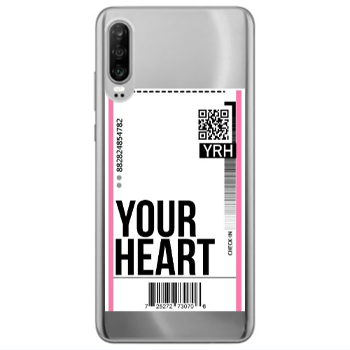 Huawei P30 Your Heart YRH Transparent Silicone TPU Θήκη