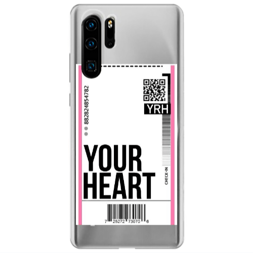 Huawei P30 Pro Your Heart YRH Transparent Silicone TPU Θήκη