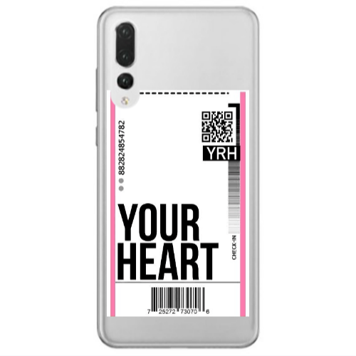 Huawei P20 Pro Your Heart YRH Transparent Silicone TPU Θήκη