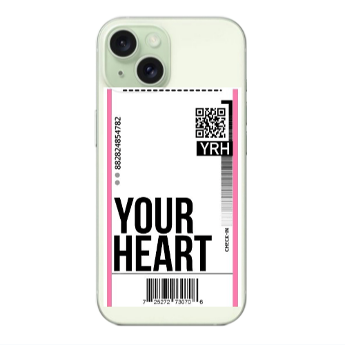 Apple iPhone 15 Plus Your Heart YRH Transparent Silicone TPU Θήκη
