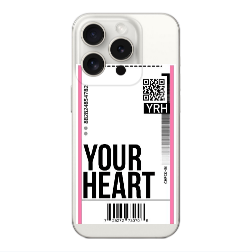 Apple iPhone 15 Pro Your Heart YRH Transparent Silicone TPU Θήκη