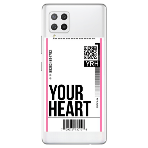 Samsung A42 5G Your Heart YRH Transparent Silicone TPU Θήκη