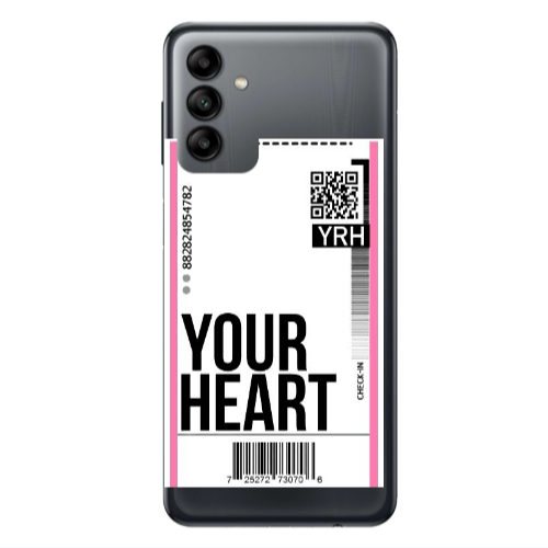 Samsung A13 5G Your Heart YRH Transparent Silicone TPU Θήκη