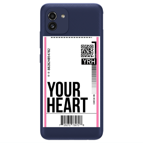 Samsung A03 Your Heart YRH Transparent Silicone TPU Θήκη