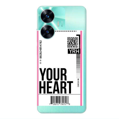 Realme C55 Your Heart YRH Transparent Silicone TPU Θήκη