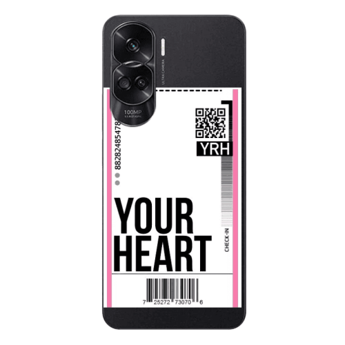 Honor 90 Lite 5G Your Heart YRH Transparent Silicone TPU Θήκη
