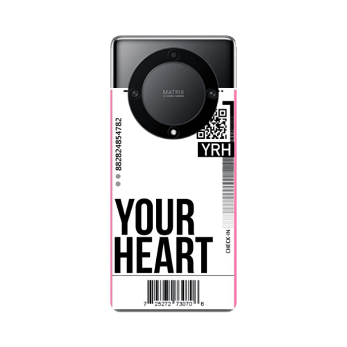 Honor Magic5 Lite 5G Your Heart YRH Transparent Silicone TPU Θήκη